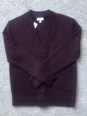 RW&CO Wool blend V- neck Cardigan Sweater.